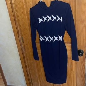 Guess - Navy Blue long sleeve dress size M. Gently used.